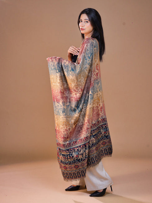 Women's Jamawar Wool Stole